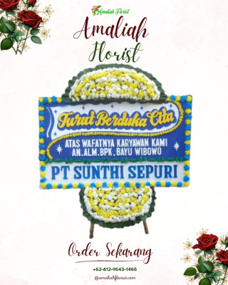 Papan Bunga Duka di Sunter Agung