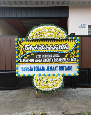 Papan Bunga Duka di Sunter Agung