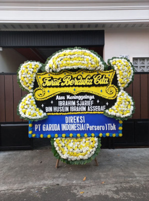 Papan Bunga Duka di Sunter Agung