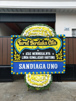 Papan Bunga Duka di Sunter Agung