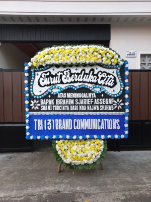 Papan Bunga Duka di Sunter Agung